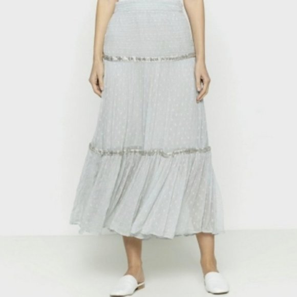 Free People Ella Midi Skirt Size 2 NWT - Picture 9 of 13